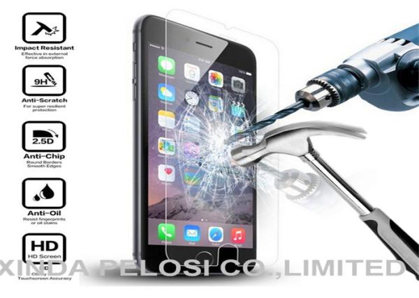Quality Tempered Phone Screen Protector Responsive Touch Anti Shatter 2.5D Round Edge for sale