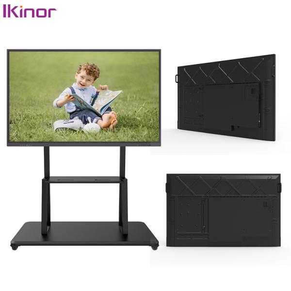 ROHS 75Inch Interactive Flat Panel Display Electronic White Board Multi TouchScreen