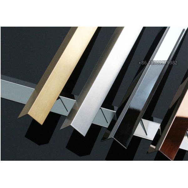 SS304 Stainless Steel L Angle Corner Protector 8ft Long Impactproof