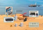 4 Channels COFDM Wireless Receiver with Pelican Security Suitcase 17 inch LCD
