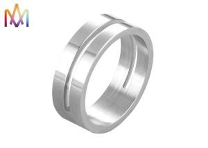 China 1mm Thickness Mens Stainless Steel Wedding Rings wholesale