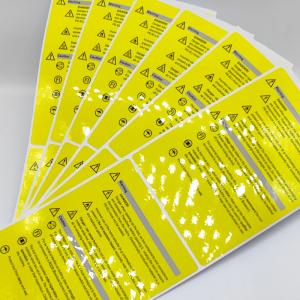 China Long-Lasting Waterproof Cosmetic Labels With High Durability Lamination wholesale
