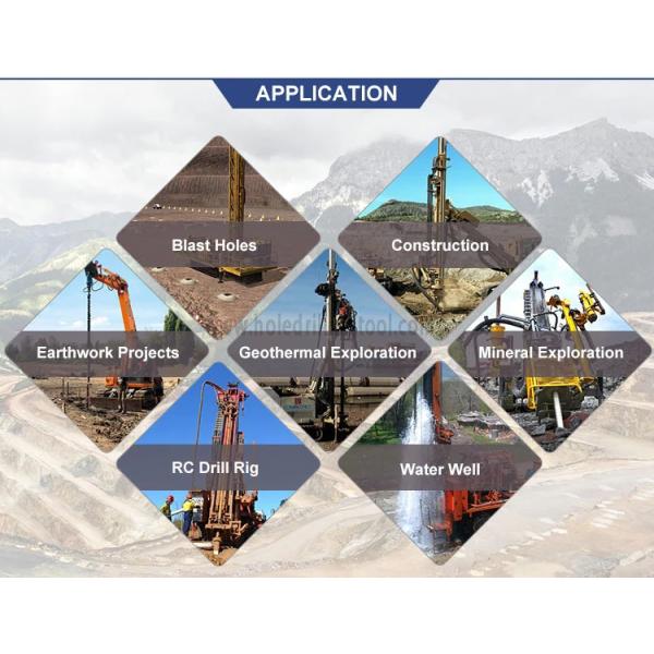 Crawler Mounted Reverse Circulation Drilling Rig Diesel Power For Soil Testing