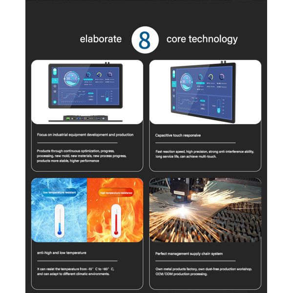 21.5 Inch Capacitive Touch Screen Panel Pc with COM/USB/RS485/WIFI Industrial Touch Screen Tablet Pc Industrial