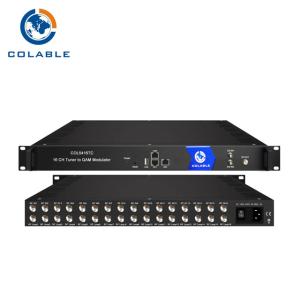 China Digital Satellite Trans Modulator , 16 DVB S2 To Qam Transmodulator Durable wholesale