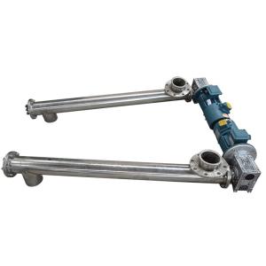 China 60 Degree 53TPH Tublar Screw Conveyor With Stainless Steel wholesale