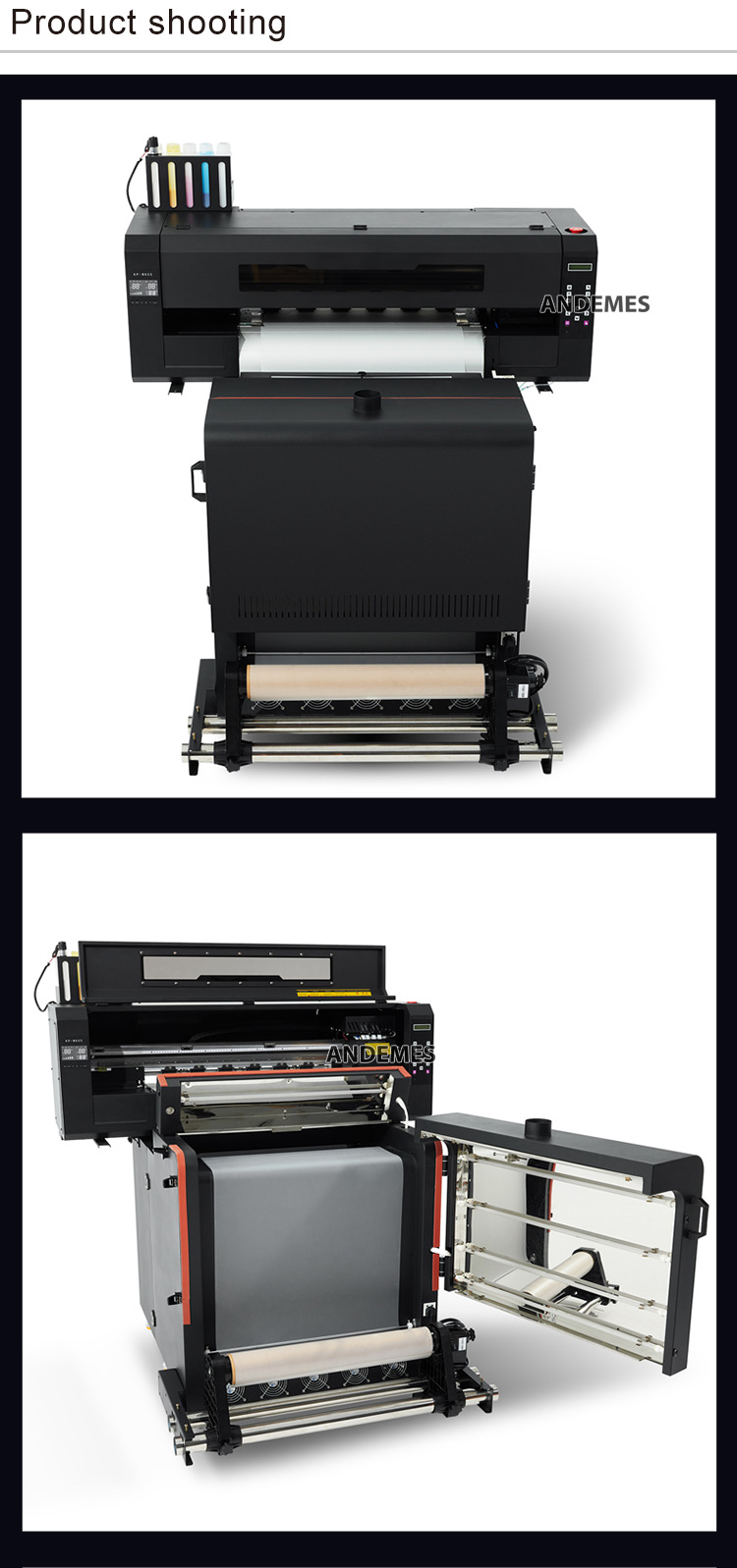 Automatic DTF Transfer Print T Shirt Printing Machine with Dimensions L*W*H 1435*610*615mm