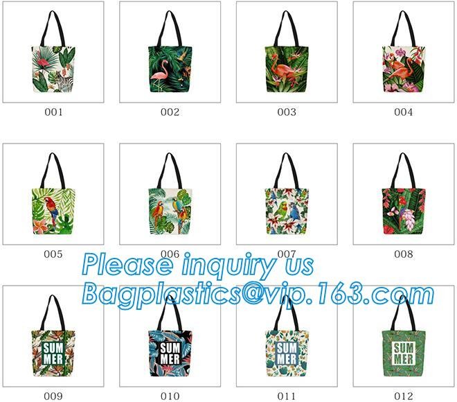 Custom silk screen printed Cotton material handle style blank natural cotton canvas bag without logo bagplastics bagease
