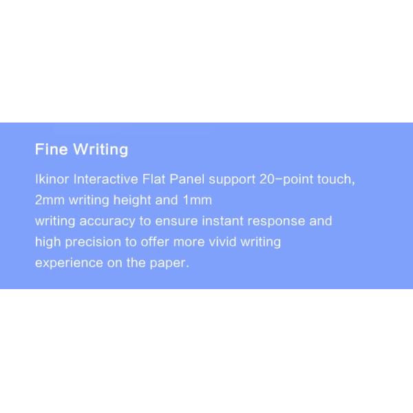 TFT Led Smart Whiteboard , 4K Interactive Smart Panel 98 Inch 4096x2160