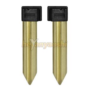 China SX9 Citroen Car Key Blade 2 Press Buttons Remote Yellow Blade Original Size wholesale