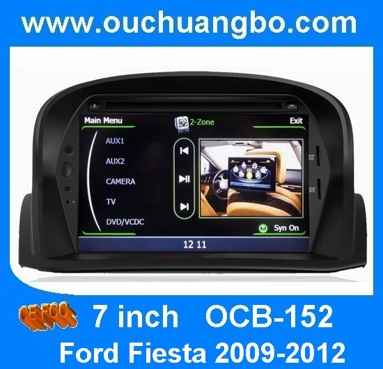 Ouchuangbo S100 Platform Auto DVD Player Ford Fiesta 2009-2012 GPS System Headunit Radio Bluetooth USB OCB-152