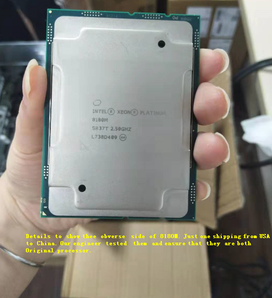 Intel Xeon Platinum 8180M Processor and 38.5 MB L2 Cache for Expandable Memory Server CPU