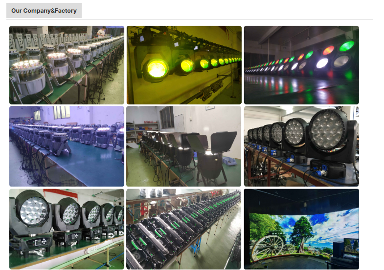 LED Stage Studio Light With Ajustable Frequency Strobe 1-25times/sec In Black Body Color 4