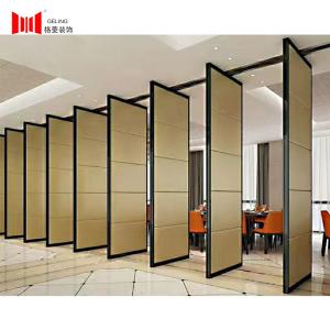 China 55db Sliding Acoustical Foldable Partition Wall For Restaurant wholesale