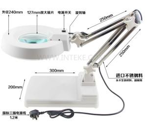 China Magnifying Desk Lamp Magnifier / Desk Lamp Magnifier LT-86C 10X / 20X wholesale