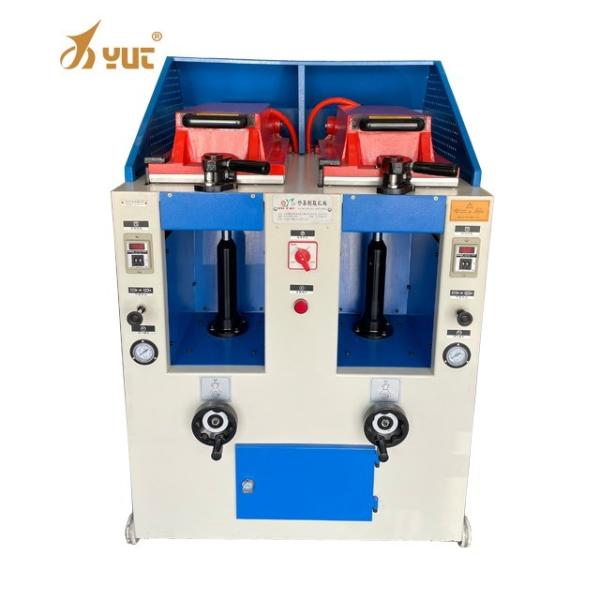 Quality Double Station Sole Pressing Machine Semi-Auto Shoe Attaching Press Machine for sale