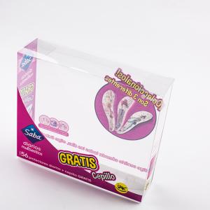 China PET PVC PP Rectangular Recyclable Plastic Cosmetic Boxes wholesale