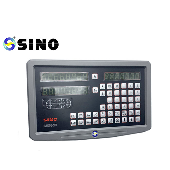 TTL SDS 6-2V Two Axis Digital Readout System For Milling Lathe Glass Linear Encoder