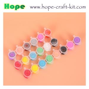 China 2ml, 3ml, 5ml 7ml 6 colors 8 colors set 12 colors set Acrylic Paint for Kids DIY Painting on Paper, Cloth, Wood, Stone wholesale