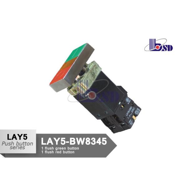 660V Red Green Push Button Switch LEC60947-5-1 Standard LAY5(XB2)-BW8345