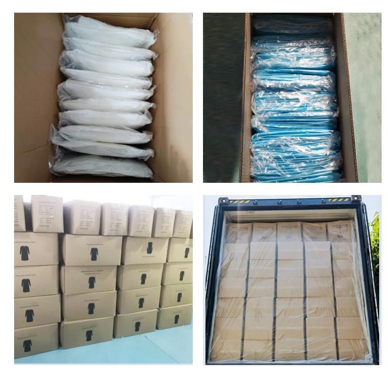 OEM/ODM Wholesale Microporous/PP/SMS Disposable Lab Coat with Snaps Buttons