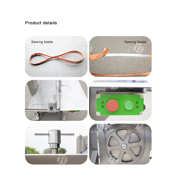 138KG Bone sawing machine frozen meat sawing machine high speed steak and lamb chop machine frozen fish bone sawing mach