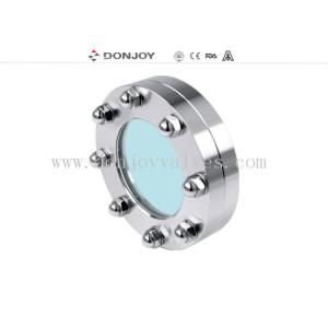China SS316L DN100 Flanged Sight Glass With Tempered Glass wholesale