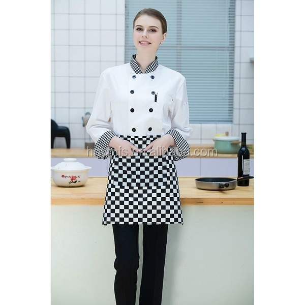 Customized White Chef Cook Uniform Hotel Kitchen short sleeve topspants uniform