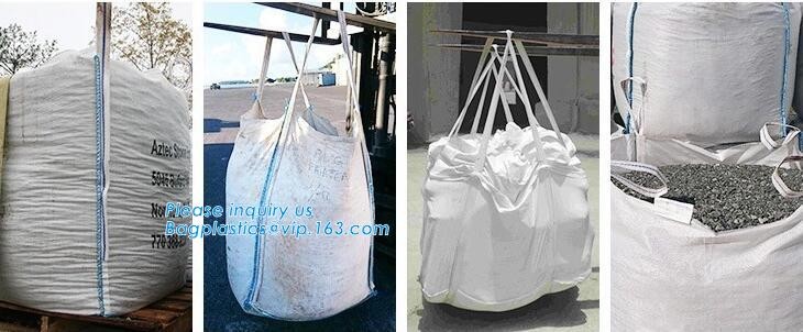 customizable PP u-panel baffle big bag /coated white woven PP jumbo bag/ventilated 4 panel baffle bag/all colors availab