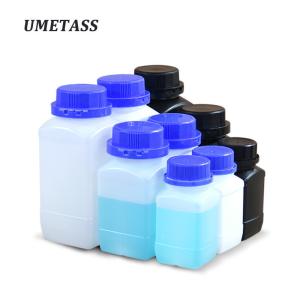 Corrosion Resistant UMETASS 1000ML Square Plastic Bottles for Ink Cream Liquid Storage