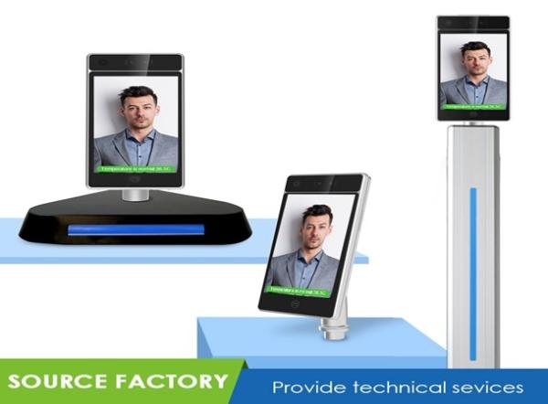 Quality 10 Inch Facial Recognition Devices , 0.5-1.5m Temperature Measurement Access Control for sale