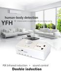 Smart Motion Sensor Power Outlet / Motion Sensor Light With Outlet Voice Control
