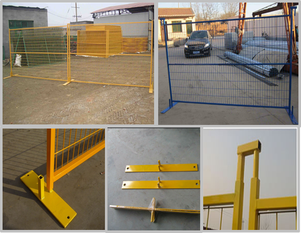 Commercial Building Site Security Fencing Panels Anti Climb High Flexibility