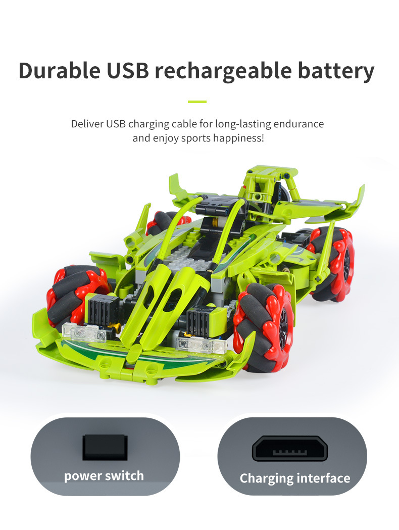 Indoor-Outdoor Children's Remote Control Drift Racing Toy Speed 1 16 1/10 Plastic Car