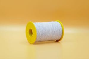 China White Polyester Elastic Super Slim String Rubber OEKO-TEX wholesale
