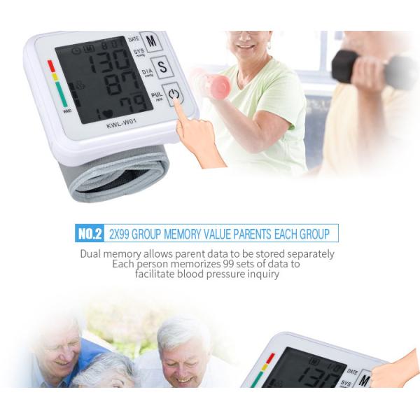 Digital Blood Pressure Monitor Upper Arm Tonometer Portable Automatic Blood Pressure Meter