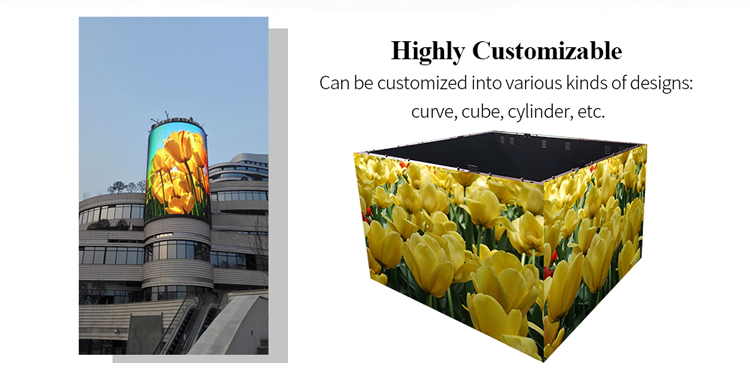 320x160mm Size Wall Mounted Fixed LED Display P10 For Commercial Advertising