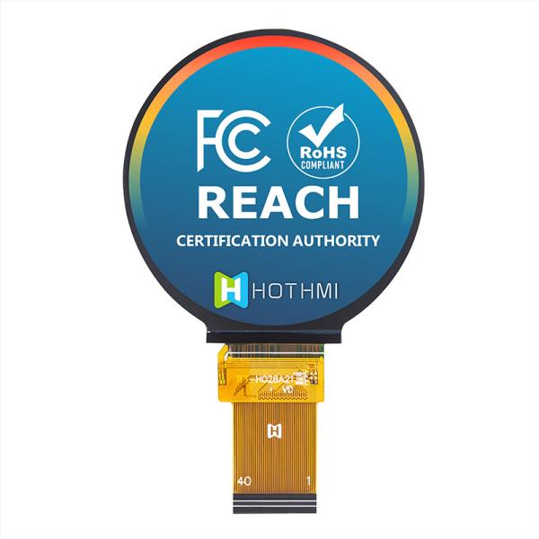 2.8 inch Round TFT LCD Display With ST7701S