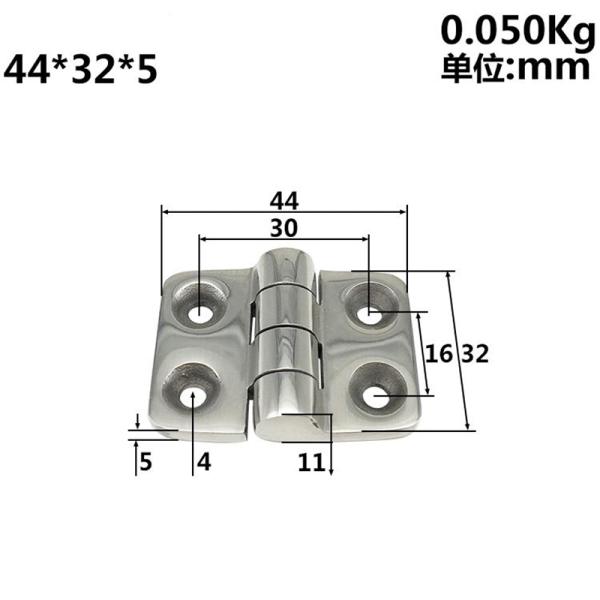 Stainless Steel Hardware Hinge Bathroom Toilet Door Small Loose Leaf Folding