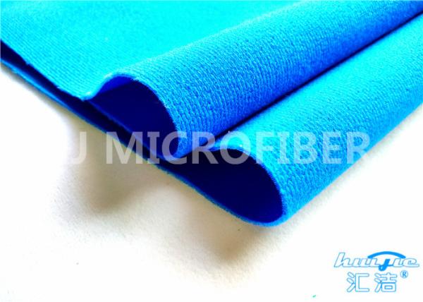 Quality Blue Polyester Flexible  Loop Fabric For Clothing And Bag Adhering for sale