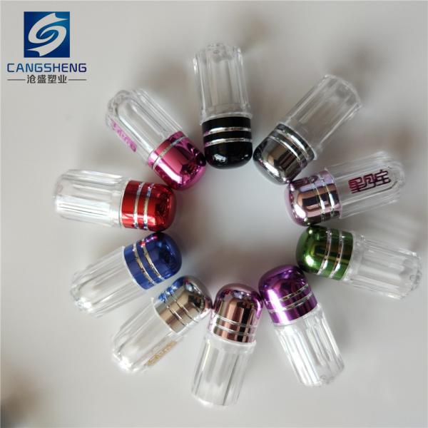 Black 2g Plastic Bottle With Metal Cap 12mm Bullet Shell