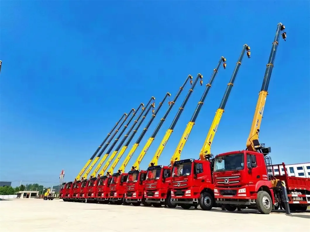 Reliable Used Truck Mounted Heavy Duty 12t Hydraulic Construction Crane