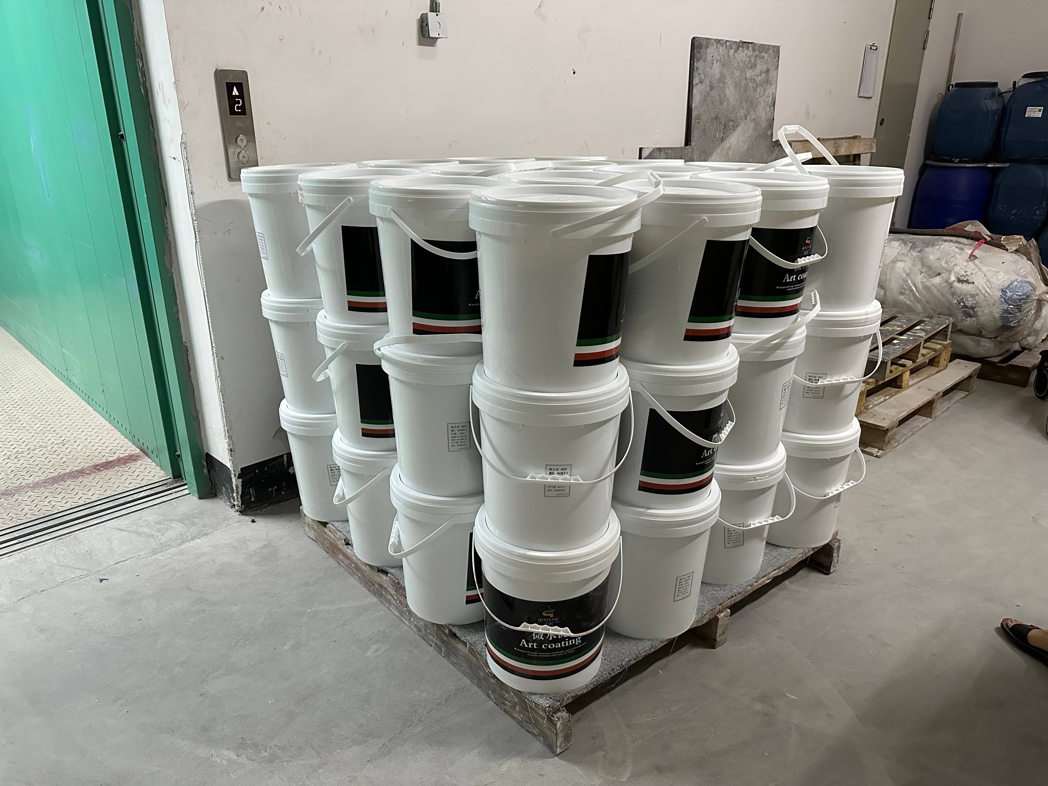 Roll Application Glossy Finish of Environmentally Friendly Products 5-6m2/SET Twice