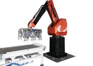 China Multi Line Robotic Arm Bag Palletizer In Fertilizer Line wholesale