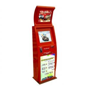 24 Hours Service Airport Check In Kiosk With Card Reader Keyboard Printer