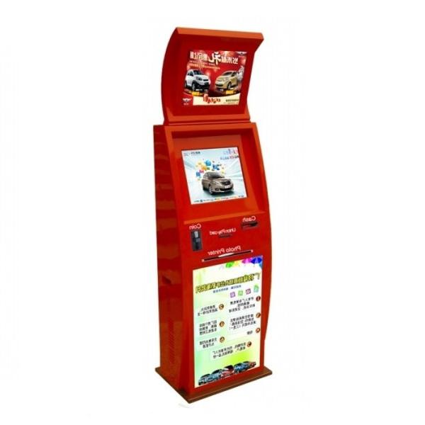Quality 24 Hours Service Airport Check In Kiosk With Card Reader Keyboard Printer for sale
