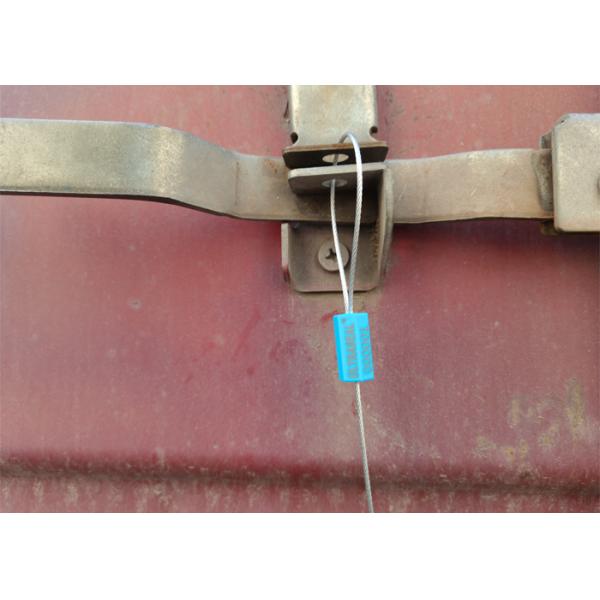 ABS Coated Cable Security Seal with 2.79 KN Tensile Strength and Pull Tight Locking Mechanism for Container Trucks