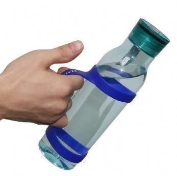 Quality Silicone Bottle Strap,Soft silicone water bottle with holder strap can hold any bottle for sale