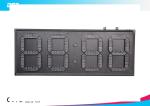 Custom 7 Segment White Led Digital Clock With Temperature Display