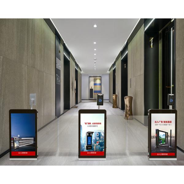 Half Height Sliding Optical RFID Pedestrian Turnstile Gate Entry Security Gates